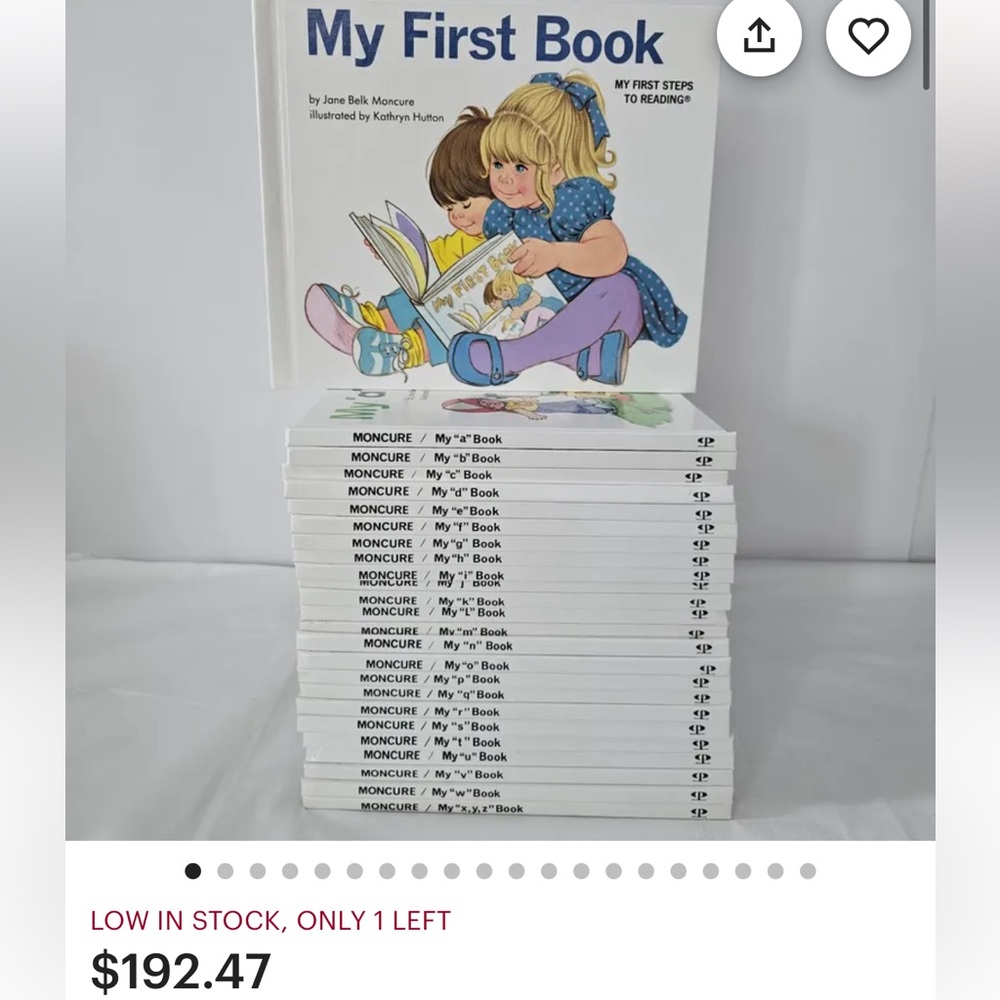 My First Book - Children's Board Book (Set)